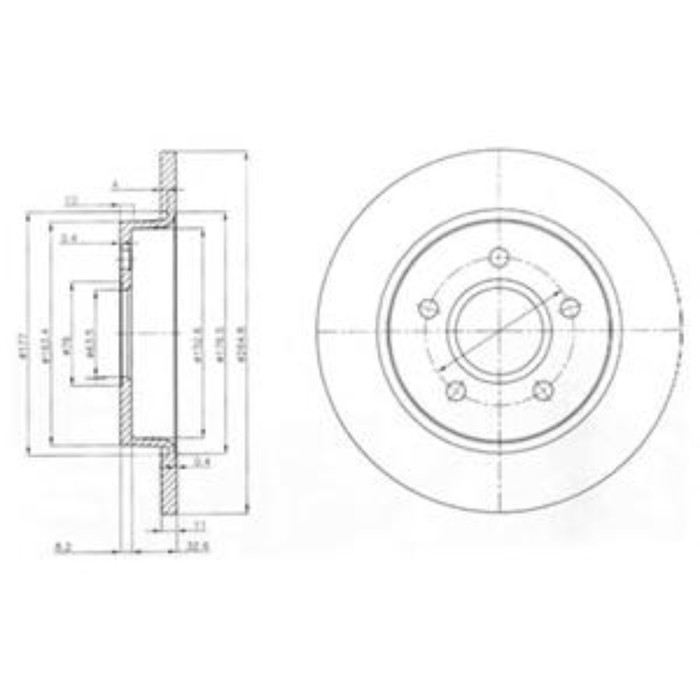 Диск тормозной DELPHI BG3896