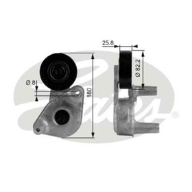 Ролик натяжной приводного ремня Gates T38149 3189548