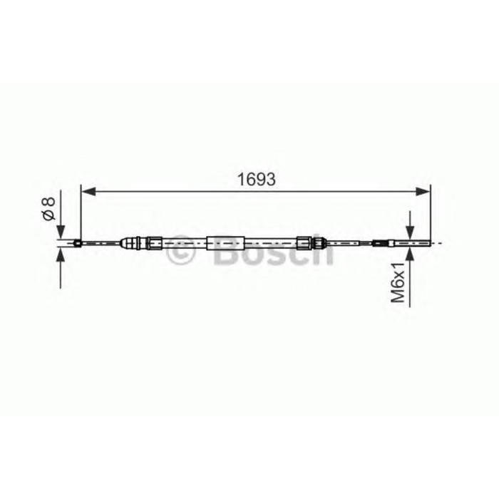 Трос ручника BOSCH 1987477532