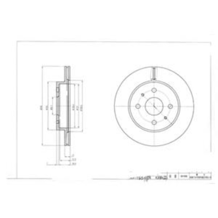 Диск тормозной DELPHI BG4128