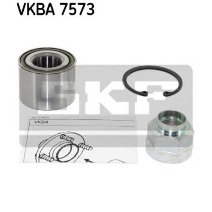 Комплект подшипника ступицы SKF VKBA7573