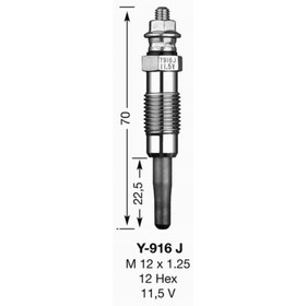 Свеча накаливания NGK 5906 / D-POWER6 3212879