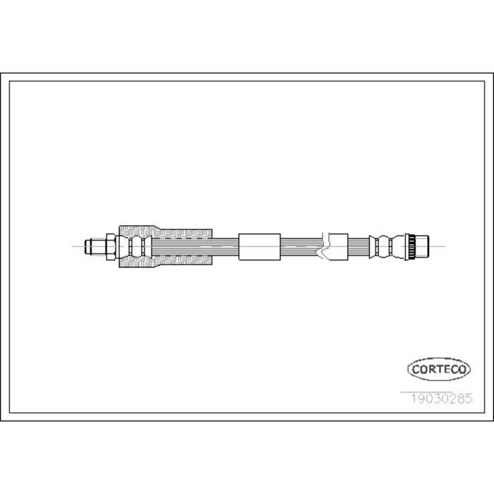 Шланг тормозной Corteco 19030285