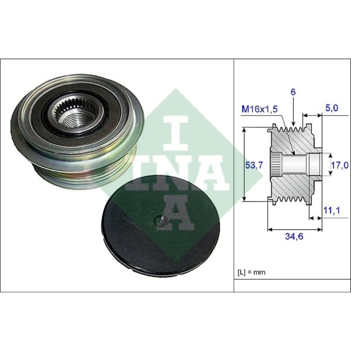 Шкив генератора INA 535012510