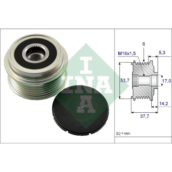 Шкив генератора INA 535013210