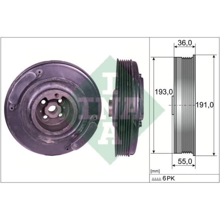 Шкив коленвала INA 544000210