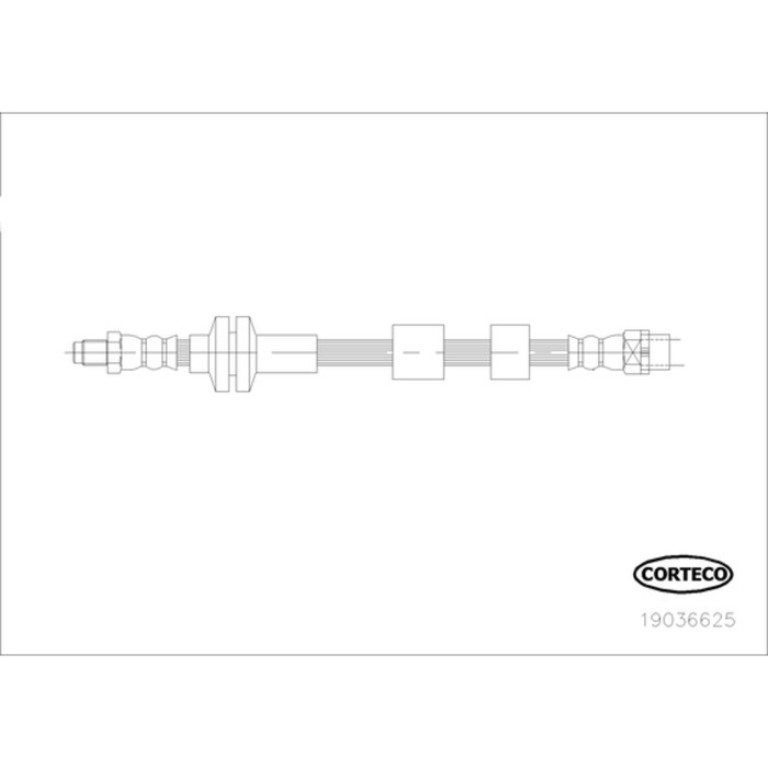 Тормозной шланг Corteco 19036625