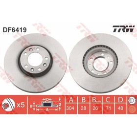 Диск тормозной TRW DF6419 3213478