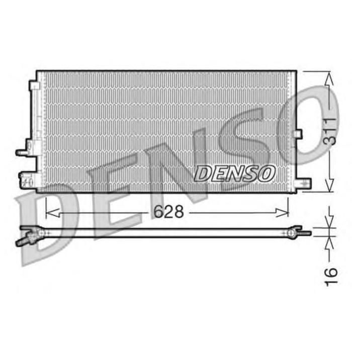 Радиатор кондиционера Denso DCN11007