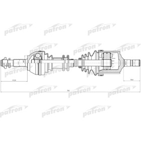 Полуось Patron PDS0082 3175581