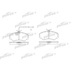 Колодки тормозные Patron PBP510 3174634