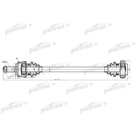 Полуось Patron PDS0231 3175649