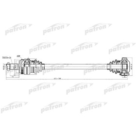 Полуось Patron PDS0236 3175651