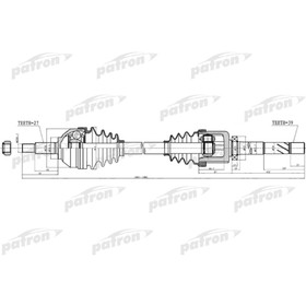 Полуось Patron PDS0258 3175664
