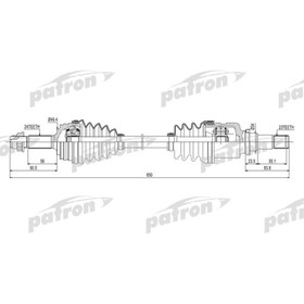 Полуось Patron PDS0259 3175665