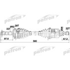 Полуось Patron PDS0347 3175706 - фото 71947