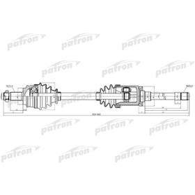 Полуось Patron PDS0380 3175724