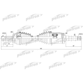 Полуось Patron PDS0387 3175725