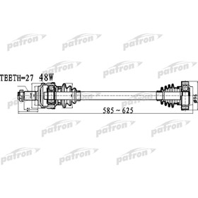 Полуось Patron PDS0479 3175754