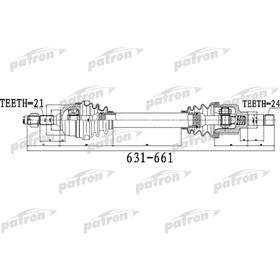 Полуось Patron PDS0481 3175756