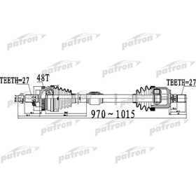 Полуось Patron PDS0506 3175767