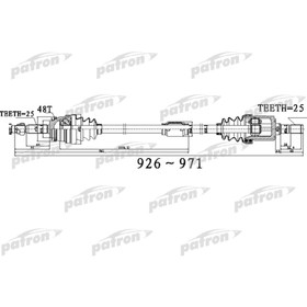 Полуось Patron PDS0520 3175772