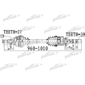 Полуось Patron PDS0531 3175777