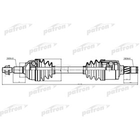 Полуось Patron PDS0621 3175782