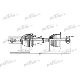 Полуось Patron PDS1074 3175790