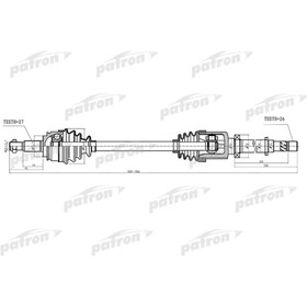 Полуось Patron PDS4994 3175820
