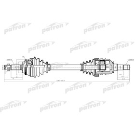 Полуось Patron PDS6235 3175823