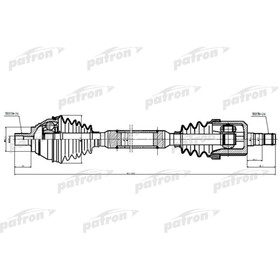 Полуось Patron PDS6877 3175830