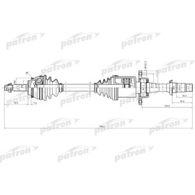 Полуось Patron PDS9106 3175835