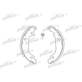 Колодки тормозные Patron PSP337 3173193