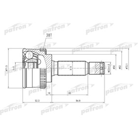 Шрус наружный Patron PCV1406 3175319