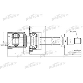 Шрус внутренний Patron PCV1426 3175327