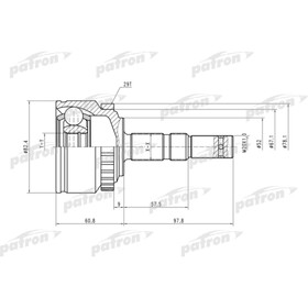 Шрус наружный Patron PCV1451 3175332