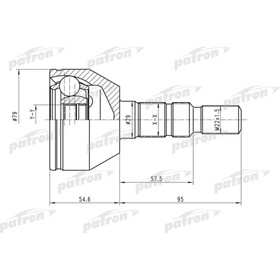 Шрус наружный Patron PCV1504 3175342
