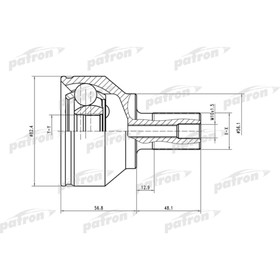 Шрус наружный Patron PCV1563 3175352