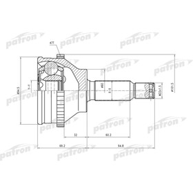 Шрус наружный Patron PCV2066 3175417