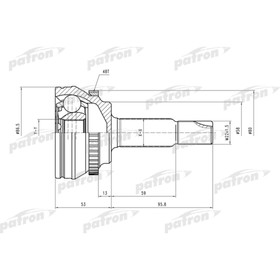 Шрус наружный Patron PCV2131 3175419