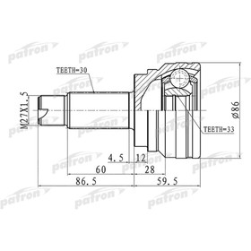 Шрус наружный Patron PCV3006 3175422