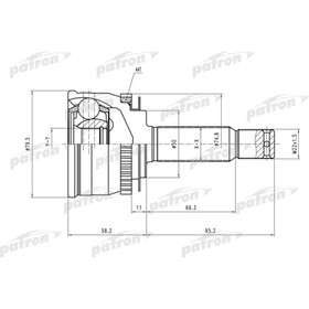 Шрус наружный Patron PCV3902 3175436