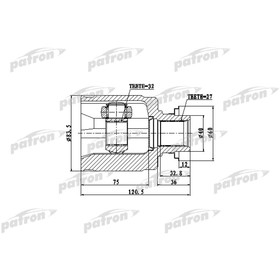 Шрус внутренний Patron PCV4013 3175439