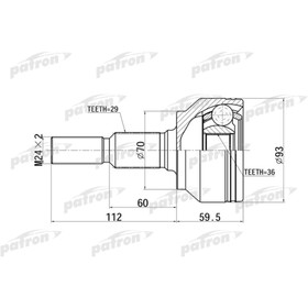 Шрус наружный Patron PCV6879 3175456
