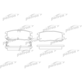 Колодки тормозные Patron PBP1017 3174449