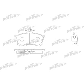 Колодки тормозные Patron PBP1092 3174464