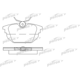 Колодки тормозные Patron PBP1113 3174470