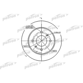 Диск тормозной Patron PBD2592 3179975