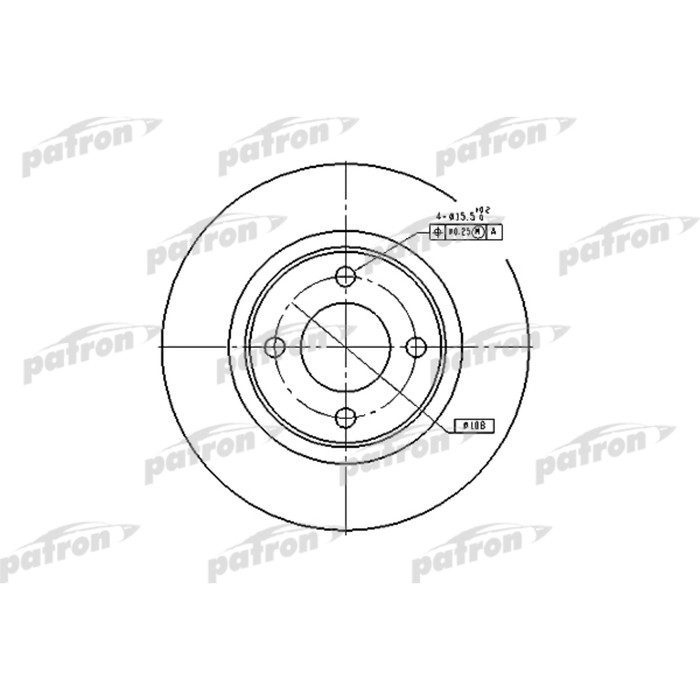 Диск тормозной Patron PBD2601